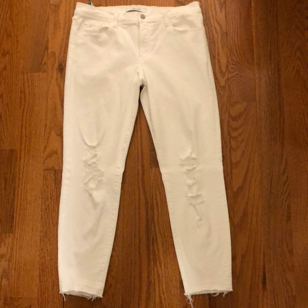 J Brand white jeans